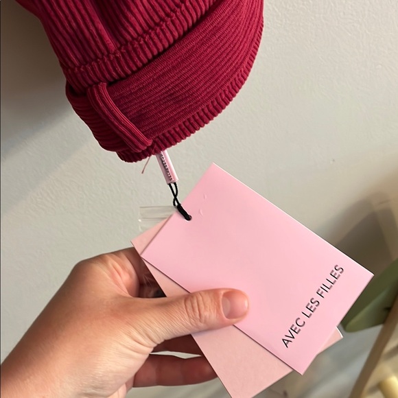 NWT Avec Les Filles Berry Pink Button Down Shacket Jacket Top Size L - Picture 5 of 7